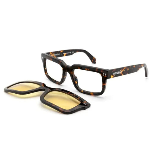 Off-White Óptico Clip On Havana Yellow