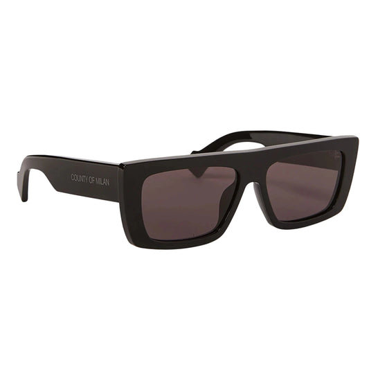 MARCELO BURLON Solar Lebu Black - Dark Grey/